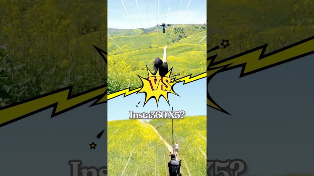 Tutoriel Insta360 X5 : perche longue ou drone ? Avantages et inconvénients